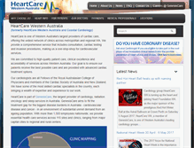 Tablet Screenshot of heartcarewa.com.au